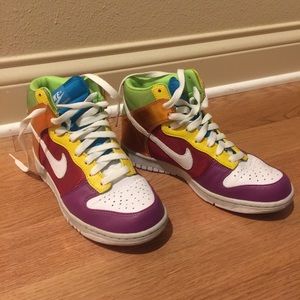 Nike Metallic Rainbow Dunks
